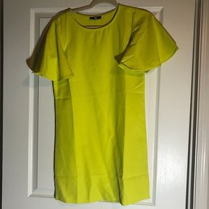 SHEIN bright yellow dress (size xs)